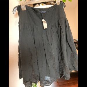 NWT Gap black midi skirt size 10